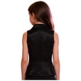 thumbnail image 2 of vastwit Kids Girls Sparkly Party Top Sequins Waistcoat Sleeveless V Neck Hip-Hop Jazz Dance Vest for Stage Performance Black 6, 2 of 6