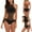 Black, variant on YEAHITCH Woman's Swimsuit,Juniors Swimsuit,Clearance Swimsuit,One-Piece,Low WaistRed,L (US:8)