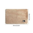 thumbnail image 3 of Non Slip Bathroom Mat Absorbent Floor Mat | Entrance Door Mat Bedroom Carpet | Washable Polyester Rug for Kitchen Laundry Room, 3 of 6