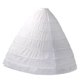 thumbnail image 4 of Yunhgft Women Crinoline Petticoat A Line Wedding Petticoat for Prom Bridal Gown Birthday, 4 of 9