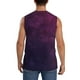 thumbnail image 4 of Fotbe Black Dark Blue Purple Men's Camiseta sin Mangas Estampada para Hombres, Playera Casual para Gimnasio, Entrenamiento, Playa-XX-Large, 4 of 7