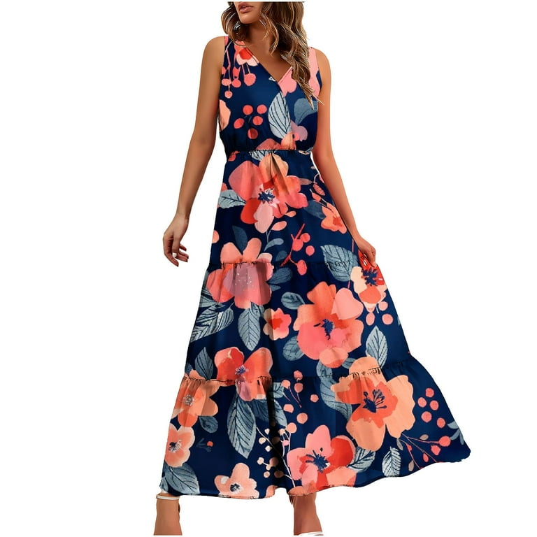 best style maxi dress for plus size Plus Size Tiered Maxi Dress – 2020AVE