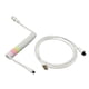 thumbnail image 1 of Cable de aviador en espiral para teclado mecánico con conector tipo C a USB (amarillo rojo) WDOplteas Para estrenar, 1 of 8