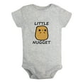 thumbnail image 2 of iDzn Little Nugget Funny Rompers For Babies, Newborn Baby Unisex Bodysuits, Infant Jumpsuits, Toddler 0-24 Months Kids One-Piece Oufits, 2 of 5