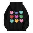 thumbnail image 4 of WILLBEST Sudadera con Capucha para Mujer, Estilo Casual, Ideal para El Día de San Valentín Sudadera Estampada con Capucha, Estilo Holgado X-Grande, 4 of 4