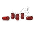 thumbnail image 2 of 24 Red Bulge Acorn Lug Nuts 12x1.5 Fits 2004-2014 Chevy Colorado, 2 of 8