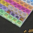 thumbnail image 3 of Ounissouiy 28 rejillas 5D DIY diamante pintura taladro caja joyero bordado de diamantes de imitación cuentas de cristal organizador caja de Almacenamiento y organización del hogar, 3 of 6