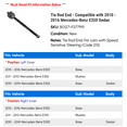 thumbnail image 2 of Tie Rod End - Compatible with 2010 - 2016 Mercedes-Benz E350 Sedan 2011 2012 2013 2014 2015, 2 of 2