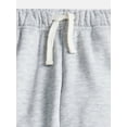 thumbnail image 3 of Wonder Nation Girls Wide Leg Sweatpants with Crochet Trim, Sizes 4-18 & Plus, 3 of 3
