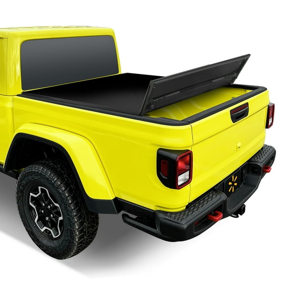 Auto Drive Soft Tri Fold Truck Bed Tonneau Cover Fits 2020-2023 Gladiator JT 5FT Bed (60.3") |For Models With or Without The Trail Rail System|