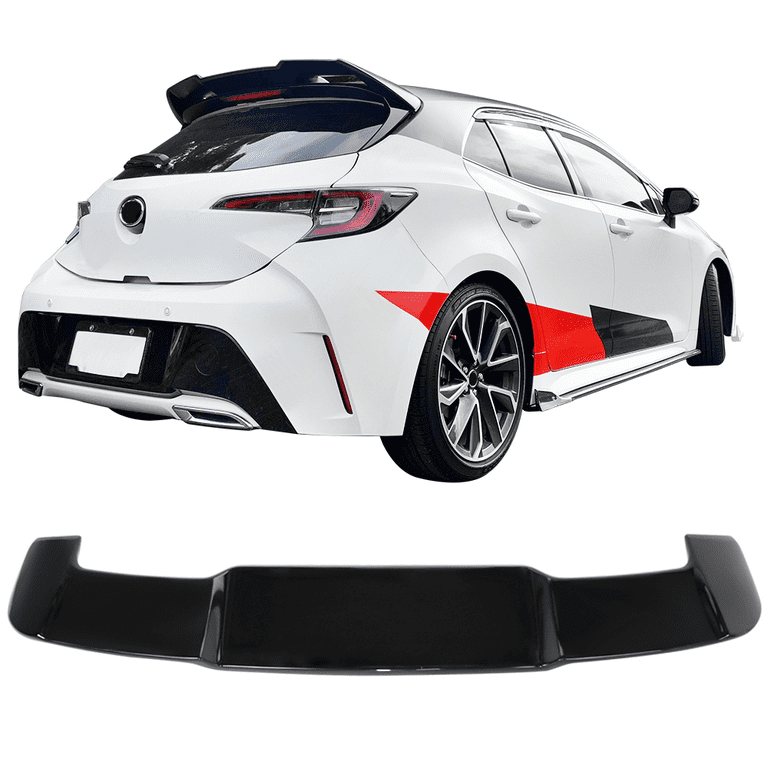 Fits 2019-2023 Toyota Corolla Hatchback Rear Roof Wing Spoiler