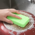 thumbnail image 5 of Tyidzon 2Pc Cleaning Sponges Kitchen Odor Free Reusable Dish Sponge Ideal for All Hard Surfaces Kitchen Sponges for Effective and Safe Cleaning Green, 5 of 7