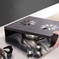 thumbnail image 2 of Metal Induction Cooker Rack Bracket Pan Pot Microwave Stand Holder Counter Oven Seasoning Storage Shelf for Kitchen (Black), 2 of 8