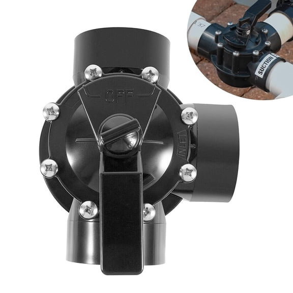 For Jandy 4717 3-Port 2 to 2-1/2-Inch Positive Seal NeverLube Valve Diverter