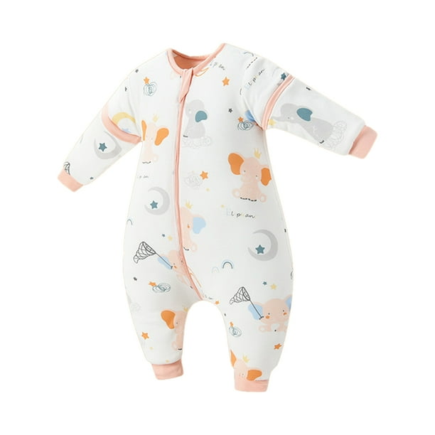 Saco de dormir de algodón engrosado de otoño e invierno para bebés para niños
