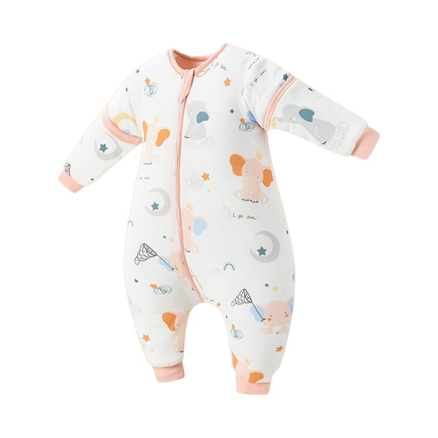 Saco de dormir de algodón engrosado de otoño e invierno para bebés para niños