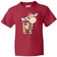 thumbnail image 3 of Inktastic Christmas Molly Moose Youth T-Shirt, 3 of 5