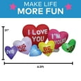 thumbnail image 2 of 6.5' I Luv U Hearts Inflatable, 2 of 2