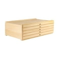 thumbnail image 1 of Organizador de caja de almacenamiento de artistas cinco cajones de cinco cajones portátiles contenedor de caja de almacenamiento de arte resistente pa, 1 of 9