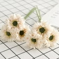thumbnail image 3 of FNNMNNR Artificial Flower Eye-catching Realistic Looking Faux Silk Flower Faux Flowers DIY Wedding Bouquets for Home, 3 of 10
