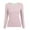 Pink, variant on Womens Thermal Tops Long Sleeve Crew Neck Tees Undershirt Fitted Tops Womens Fall Clothes Women Shirts Casual