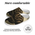 thumbnail image 6 of Picia Surreal Brain Tree for Women's Lamb-hug Comfy Fleece House Slippers Memory Foam, Slip-on House Shoes Indoor Outdoor-46/47, 6 of 7