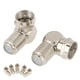 thumbnail image 3 of Juego De Adaptadores De Conector Conector De TV Tipo F Conector Coaxial Para RG6 RG59 ANGGREK Otros, 3 of 8