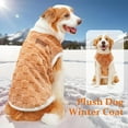 thumbnail image 3 of Kaigelin Dog Winter Jacket Plush Winter Coat for Dogs Pet Cold Weather Clothes Cats Coat Pajamas Dog Winter Vest for Medium Large Dogs Cats Pets Supplies latest, 3 of 9