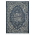 thumbnail image 5 of FH Home Outdoor Rug - Waterproof Easy to Clean Stain Resistant - Patio Indoor Outdoor Porch Deck Balcony Entryway - Vintage Distressed - Gorgan - Blue - 4ft x 5ft 7in, 5 of 5