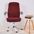 thumbnail image 3 of Stretch Office Chair Covers, Computer Office Chair Cover Stretchable Rotating Chair Slipcover, 3 of 9