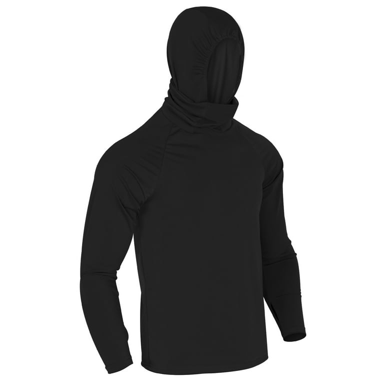 Angler] Breathable Quick-Drying Long-Sleeved Hooded Fishing