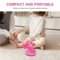 thumbnail image 2 of 1Ensemble Téléphone Rétro Rose pour Enfants avec Forme de Téléphone Rotatif et Jeu Imaginatif, 2 of 9