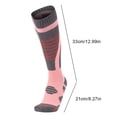 thumbnail image 4 of Calcetines Térmicos Esquí para Invierno Medias Tubo Senderismo Mujer () Rosa, 4 of 4
