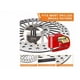 thumbnail image 3 of Alarma Motocicleta Xtellar Bloqueo Impermeable Freno Disco Candado Color Rojo, 3 of 4