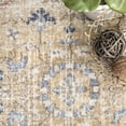 thumbnail image 6 of nuLOOM Jacquie Vintage Floral Area Rug, 4' x 6', Gold, 6 of 9