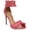 Carmine Rose Satin, variant on Sam Edelman Sawyer Carmine Rose Stiletto Heel Open Toe Ankle Cuff Heeled Sandals (Carmine Rose, 8.5)