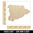 thumbnail image 2 of Pug Laying Down Dog Wood Shape Unfinished Piece Cutout Craft DIY Projects - 4.70 Inch Size - 1/4 Inch Thick, 2 of 7
