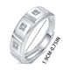 thumbnail image 3 of Anillos para mujer, regalos para mujer, geometría de circonita cúbica para mujer, joyería de compromiso, boda, accesorios, anillo para mujer y hombre., 3 of 5