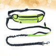 thumbnail image 3 of Laisse pour Chien Mains Libres pour Course Marche Randonnée avec Poche de Taille Réglable (Vert), 3 of 8