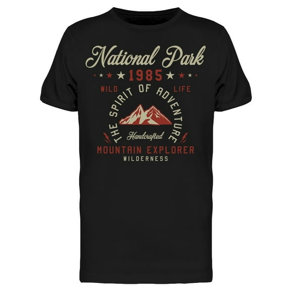 National Park 1985 Graphic T-Shirt Men -Image by Shutterstock, Male XX-Large