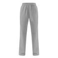 thumbnail image 6 of Htigea Clearance Womens Sweatpants Wide Leg High Waisted Lounge Pajamas Pants Comfy Workout Loose Pants with Pockets Today Sales Gray,M, 6 of 6