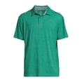 Men’s & Big Men's Jersey Knit Polo Shirt with Short Sleeves, Sizes S3XL