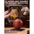thumbnail image 2 of Expositor de baloncesto JupDec, acrílico transparente, tamaño completo, 10, 2 of 6