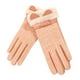thumbnail image 5 of Guantes térmicos de invierno Yinane cálidos pantalla táctil mujer naranja, 5 of 8