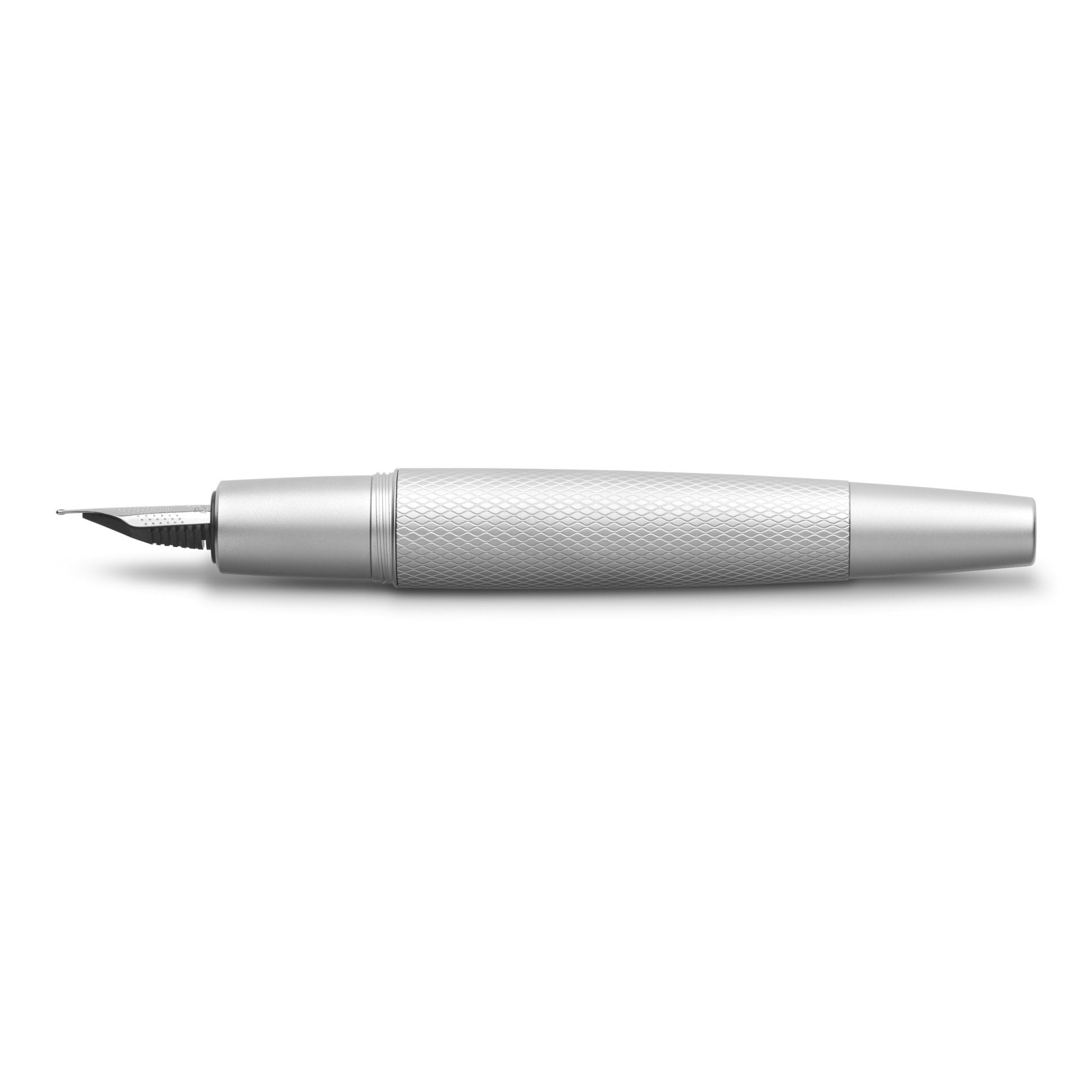 Faber-Castell Emotion Pure Silver Fountain Pen - Fine