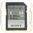 thumbnail image 1 of Tarjeta de memoria SDXC Sony 64GB Serie E UHS-II V30, 1 of 1