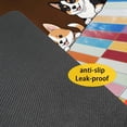 thumbnail image 5 of 18"x 27.5" - Extra Large Dog Feeding Mat, Absorbent Mats for Dog Food and Water Bowl, Pet Placemat for Dogs, Cats, Puppy Accessories - (Many Cute Puppies), 5 of 6