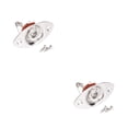 thumbnail image 4 of Eigraketly Panel de conector de guitarra eléctrica Universal, 6,35mm, 1/4 , conector ovalado, Kit de montaje de puerto, accesorios para instrumentos plata 2piezas Eigraketly CBP097360, 4 of 5