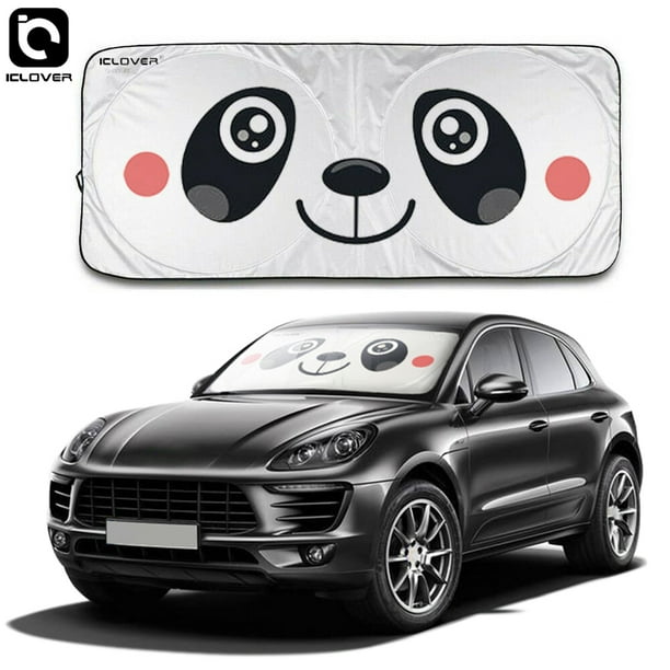 Foldable Car Windshield Sunshade Sun Shade,iClover Folding Silvering