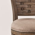 thumbnail image 2 of Hillsdale Furniture Thredson Wood Swivel Counter Height Stool in Gray, 2 of 5